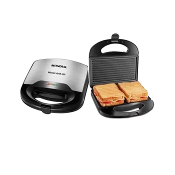 Sanduicheira Master Grill Mondial Inox S-20 110v 60hz