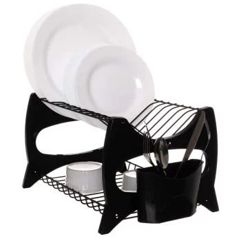 Escorredor de Louça com Suporte de 13 Pratos e Porta Talheres Verona – Metaltru