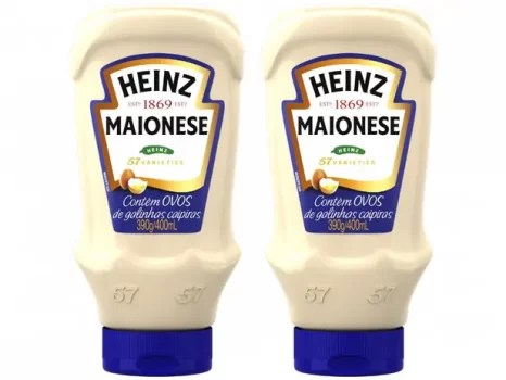 Kit Maionese Tradicional Heinz 390g – 2 Unidades