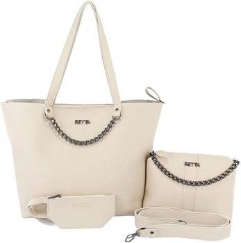 Bolsa Kit Feminina Sacola Necessarie e Porta Cartão Promoção Retta