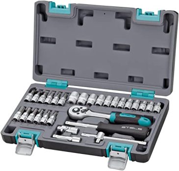 Kit De Ferramenta, 1/4″, Crv, Caixa Plástica, 29 Peças Stels