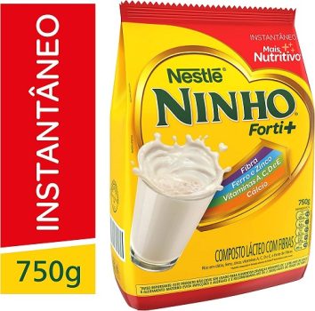Composto Lácteo, Nestlé, Ninho Forti+, Pacote, 750g
