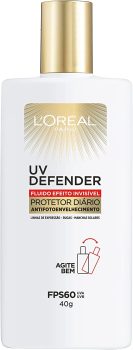 Protetor Solar Facial L’Oréal Paris UV Defender Fluido FPS 60, 40g