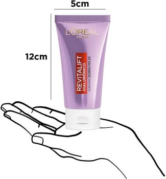 Creme Facial Anti-idade L’Oréal Paris Revitalift Hialurônico Diurno FPS 20, 25g