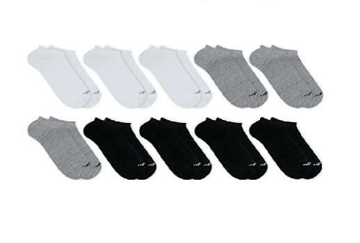 Kit 10 Meias Invisível Algodão, Mash, Masculino