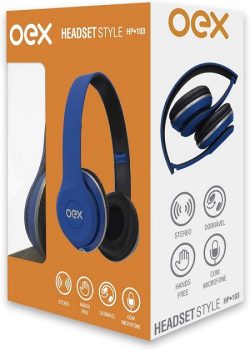 Fone de Ouvido, Oex, Azul