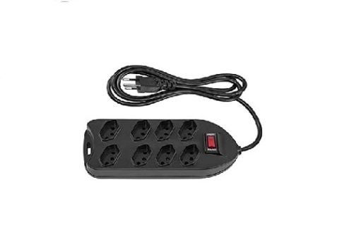 Protetor Eletronico Intelbras com 8 tomadas EPE 1008+ Preto