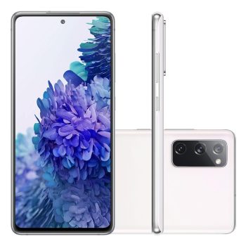 Smartphone Samsung Galaxy S20 FE 5G 128GB Snapdragon Tela 6.5” Dual Chip 6GB RAM Câmera Tripla + Selfie 32MP – Branco
