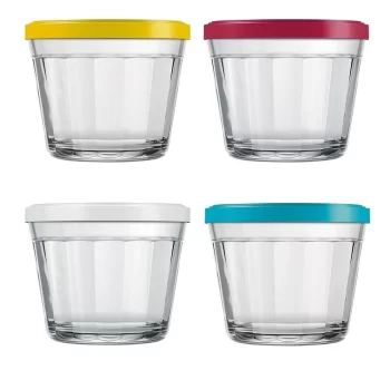 Tigela de Vidro Americano 4210 150ml 12 Peças Cores Sortidas – Nadir