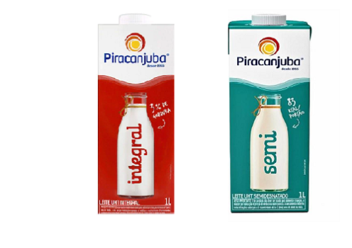 Leite Semidesnatado / Leite Integral UHT Piracanjuba 1L