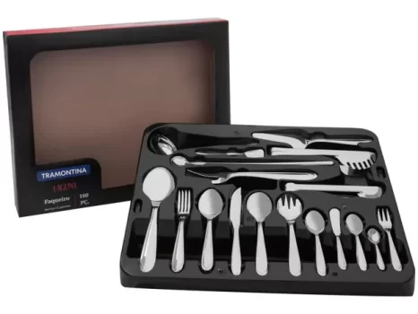 Faqueiro Tramontina Laguna Inox – 100 Peças