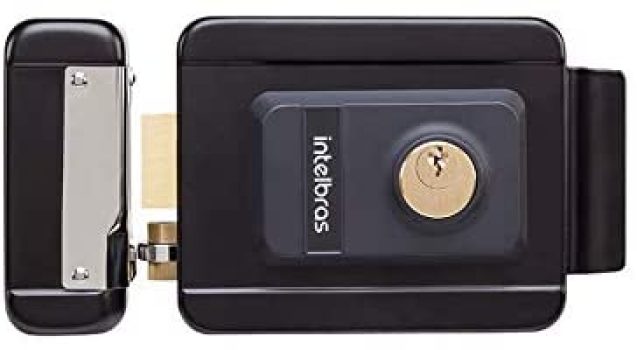 Fechadura Elétrica de Sobrepor Intelbras FX 2000 Preto