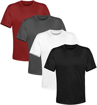 Kit 4 Camisetas Masculina Lisa Algodão Qualidade