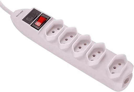Filtro De Linha 5 Tomadas Branco Multilaser – WI300