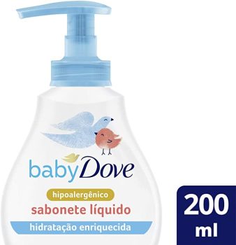 Sabonete Líquido Baby Dove Hidratação Enriquecida 200 ML, Baby Dove, 200 ml, 200ml
