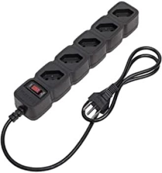 intelbras FILTRO DE LINHA C/ 5 TOMADAS EPE 205 PT 4824201, Preto