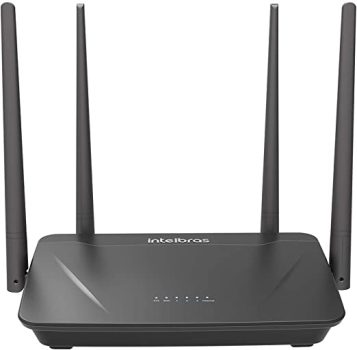 Roteador Wireless Intelbras Dual Band RF 1200 Preto