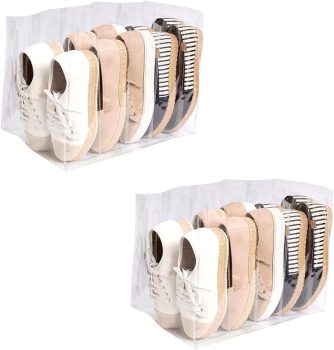 Organizador para sapatos – Kit 2 unidades Cristal