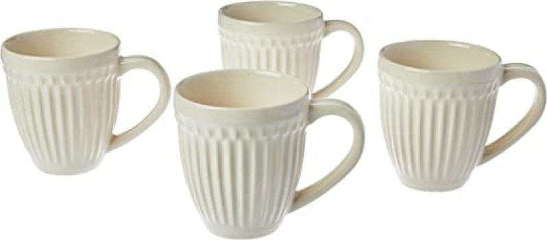 Porto Brasil Conjunto Com 4 Canecas Roma Cru