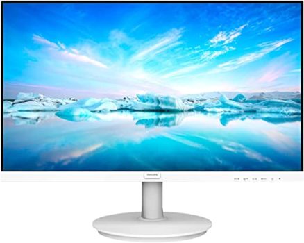 PHILIPS Monitor Branco 21.5″, pequeno, 221V8LW