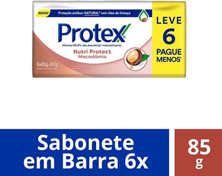 Sabonete em Barra Protex Nutri Protect Macadâmia 85g Promo Leve 6 Pague 5, Protex, 85G