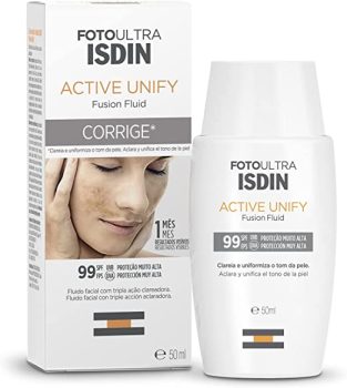 Protetor Solar Facial Foto Ultra ISDIN Active Unify S/Cor FPS 99 – 50ml