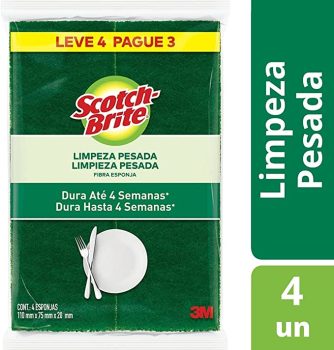 3M, Scotch Brite, Esponja Multiuso, Leve 4 Pague 3