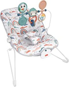 Fisher Price Baby Cadeirinha Diversão no Arco-íris Branco