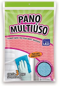 Pano Multiuso – 3 peças | Plast Leo (Ref.: 334)