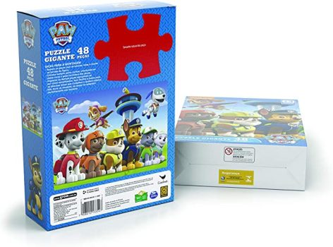 Grow – Patrulha Canina Quebra-Cabeça com 48 Peças Gigante, +4 Anos, Multicolorido, 11912