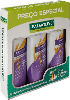 Shampoo E Condicionador Palmolive Naturals Nutri-Liss 350Ml Promo Leve 2 Shampoos + 1 Condicionador
