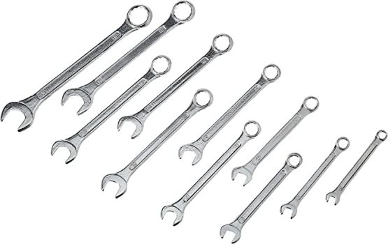 Chaves combinadas 11 peças 6 a 19 mm Eda