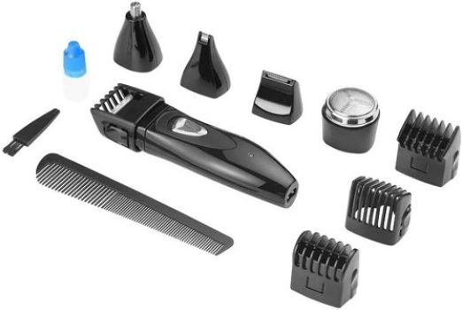 Aparador de Pelos Beauty 9 em 1, Multilaser, EB021, Preto, Bivolt com 3W Bateria Recarregável, 9 Utensílios