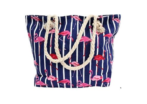 Bolsa de ombro feminina casual de lona grande capacidade