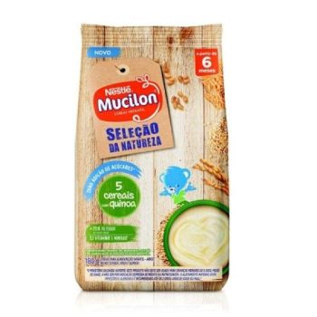 Cereal Infantil, Seleção Da Natureza, 5 Cereais com Quinoa, Mucilon, 180g