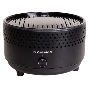 Churrasqueira Portátil a Carvão Preta – La Cuisine