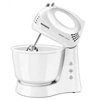 Batedeira Mondial 400W Prática B-44-W 3 Velocidade