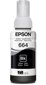 Garrafa de Tinta Original Epson EcoTank T664 Preto – T664120