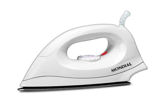 Ferro de Passar a Seco Mondial, 220V, 1000W, Branco – FSN-55-W