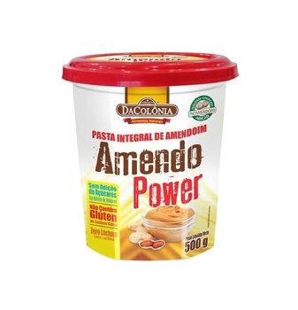 Amendopower Pasta De Amendoim Integral Zero 500G