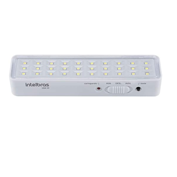 Luminária de Emergência Autônoma Intelbras LEA 30 Branco