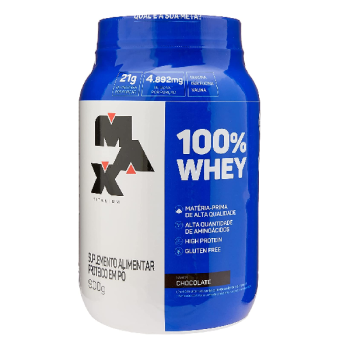 100% Whey – 900G Chocolate – Max Titanium, Max Titanium
