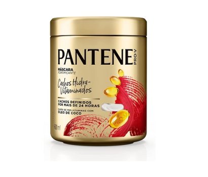Pantene – Máscara Capilar Intensiva Cachos Hidra-Vitaminados, com Óleo Capilar de Coco, Tratamento Capilar Reparador, 600 ml