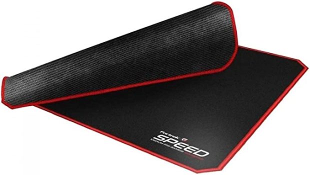 Mouse Pad Gamer (320x240mm) SPEED MPG101 Preto/Vermelho Fortrek Médio