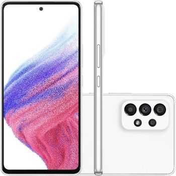 Galaxy A53 5G 128GB Tela 6.5” Dual Chip 8GB RAM Câmera Quádrupla + Selfie 32MP