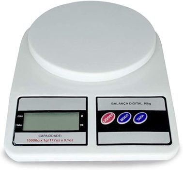 Balança Digital De Precisão Cozinha 10kg Nutrição E Dieta 123ÚTIL UD130