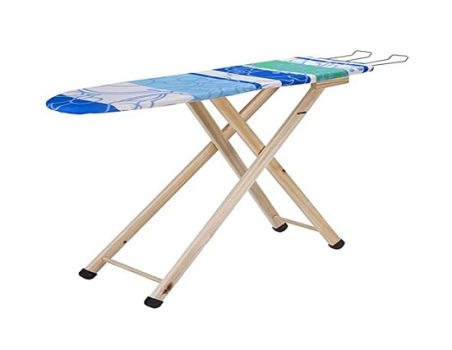 Mesa de Passar Em Madeira Maciça Com Suporte Para Ferro, Pés Antiderrapantes In Casa – Tramontina