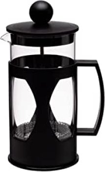 Mimo Style Cafeteira Prensa Francesa, Capacidade Para 350 ml, Com Haste e Alça, Resistente, Suporta Altas e Baixas Temperaturas (-20 °C a 180 °C), Excelente Sistema de Filtragem