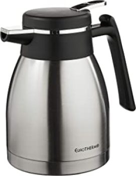 Bule Térmico Quebec 1,2 Litro, Inox, BT5508-IN, Inox Euro Home