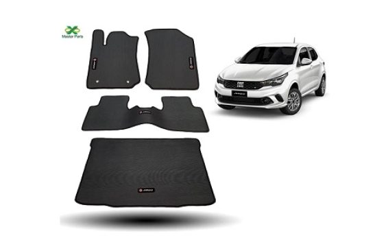 Tapete Borracha Argo Com Traseiro Interiço E Porta-malas